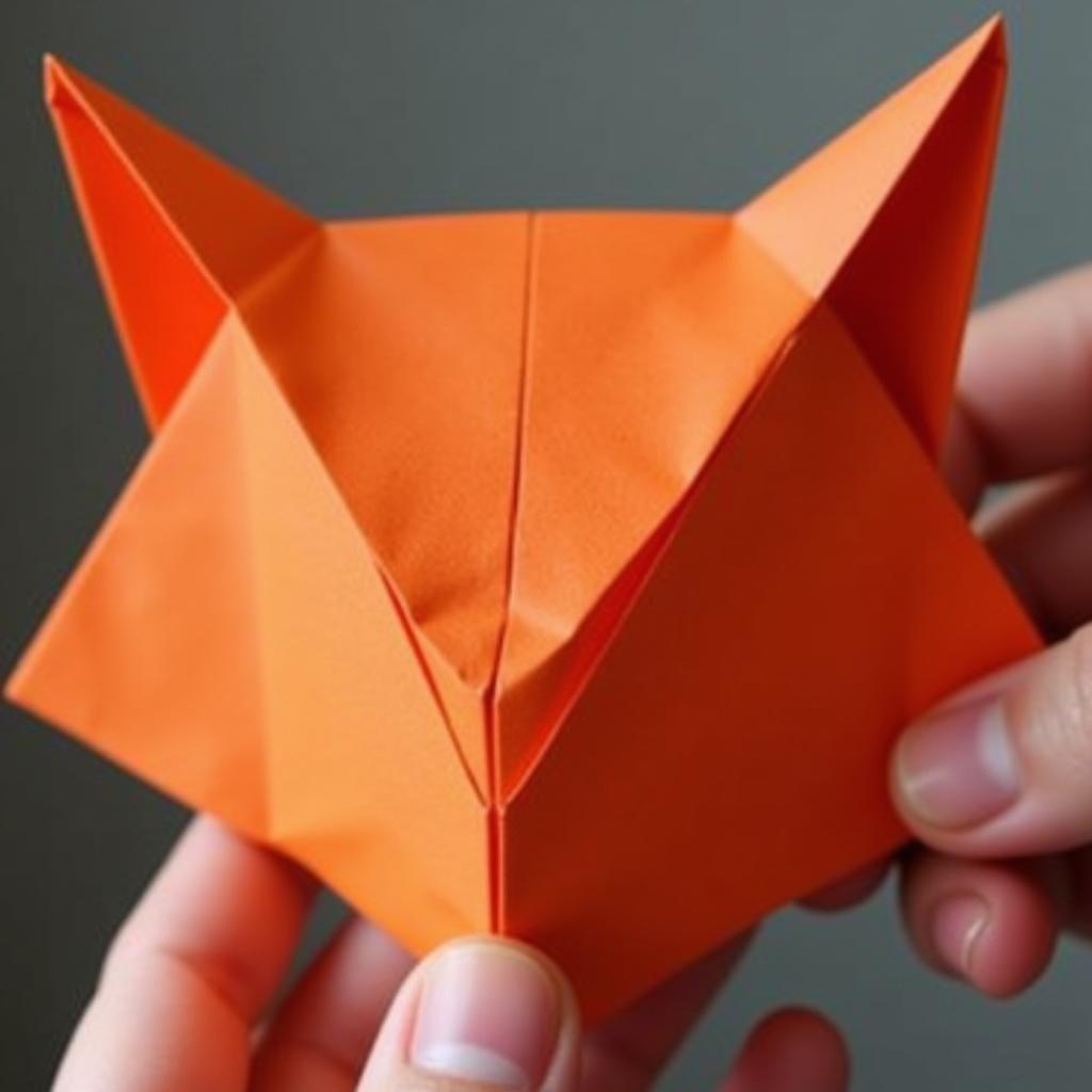 Gấp Origami Con Hổ