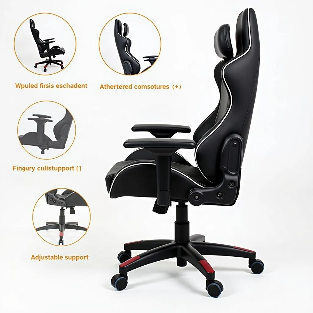 Ghế gaming ergonomic