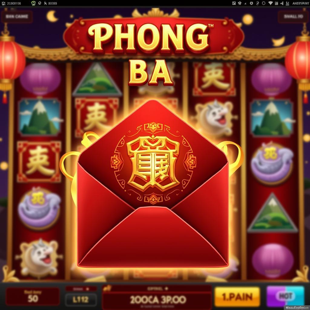 Giao diện game slot phong bao