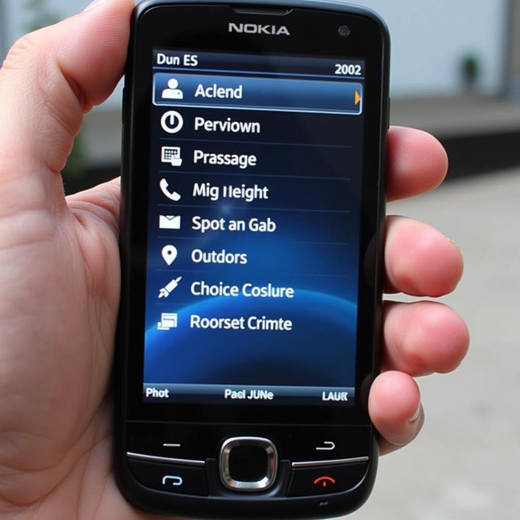 Giao diện Nokia E5