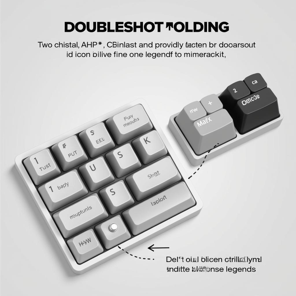 GMK SA keycaps double-shot process