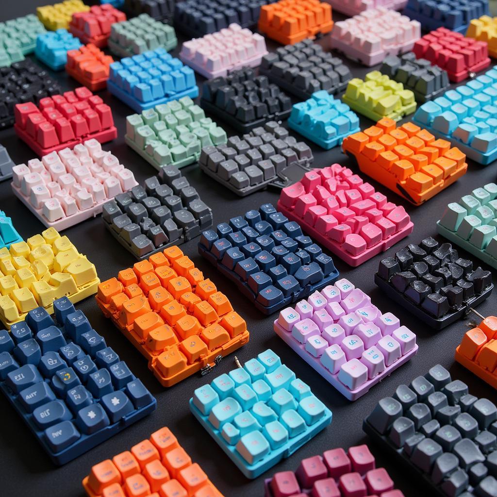 Various GMK SA keycap sets