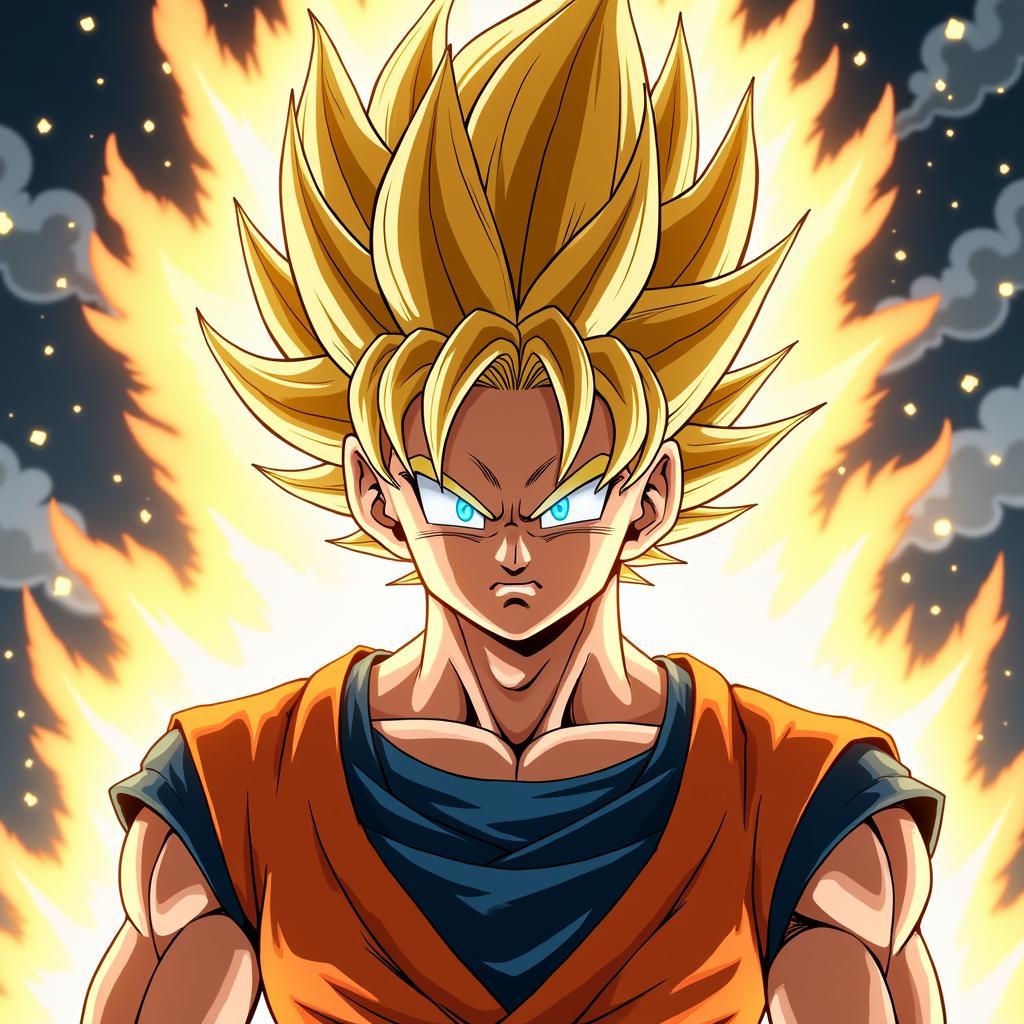 Goku biến hình Super Saiyan