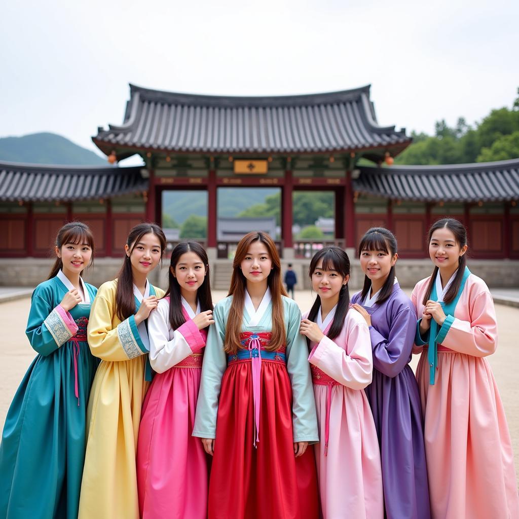 Trang phục Hanbok truyền thống Hàn Quốc