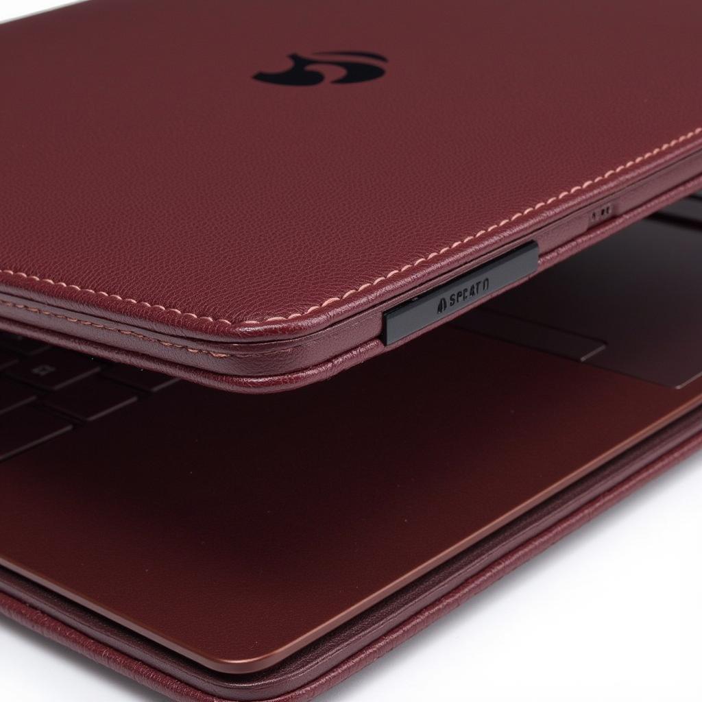 HP Spectre Folio Bordeaux Burgundy với thiết kế da thật sang trọng