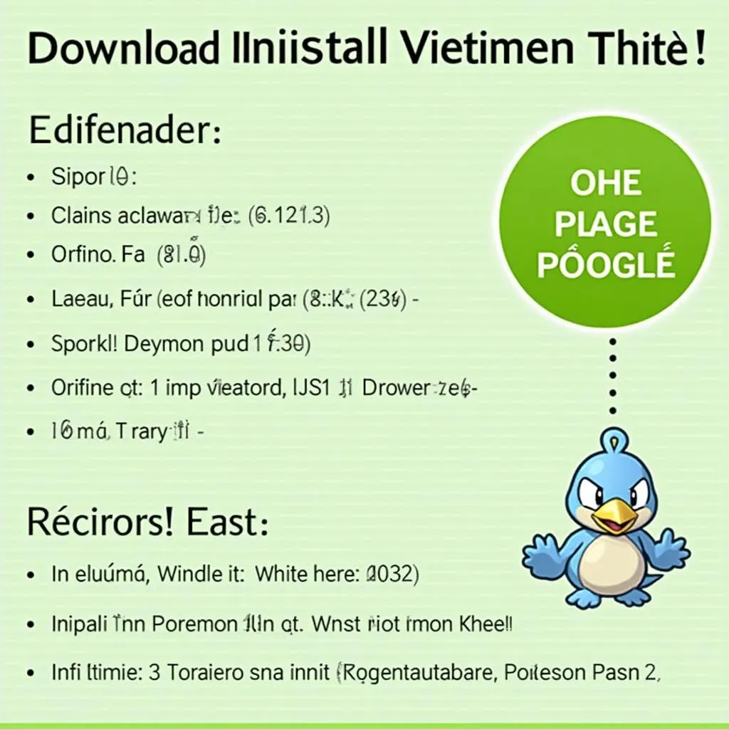 Hướng dẫn tải và cài đặt Pokemon White 2 Việt Hóa