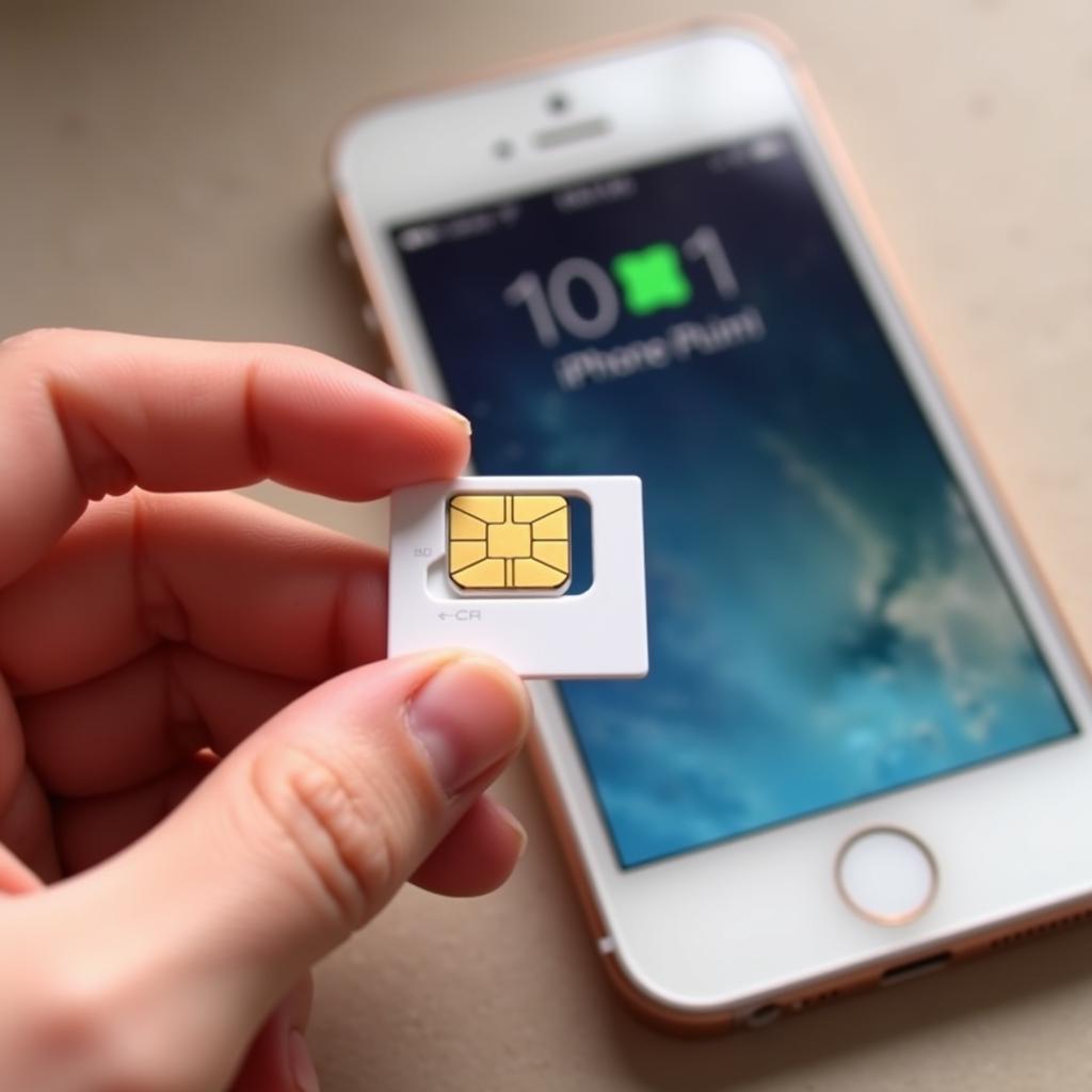 iPhone 4S mất sóng - Kiểm tra Sim