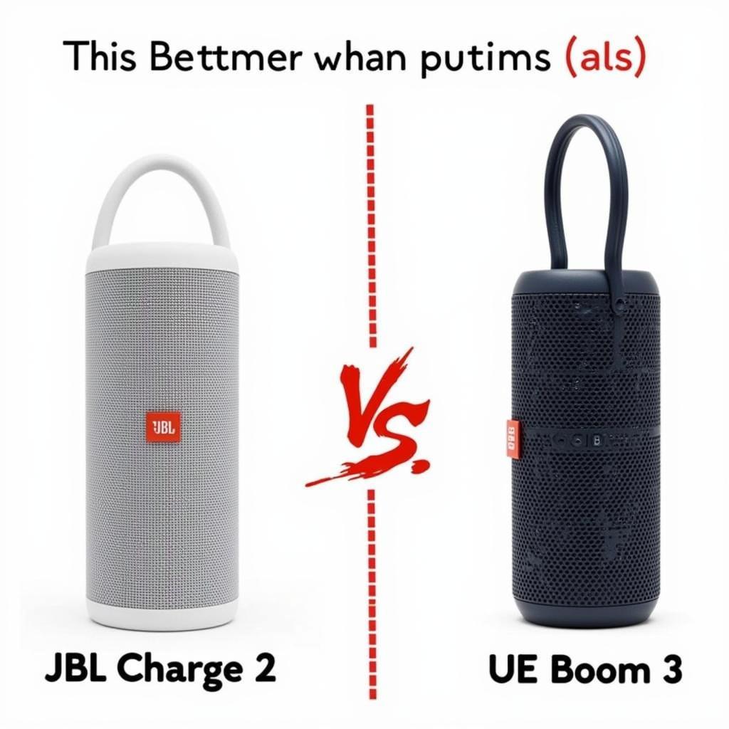 So sánh thiết kế JBL Charge 2 và UE Boom 3