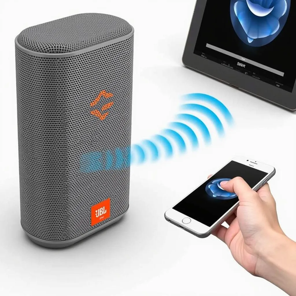 Loa JBL Pulse 2 kết nối dễ dàng với các thiết bị thông qua Bluetooth