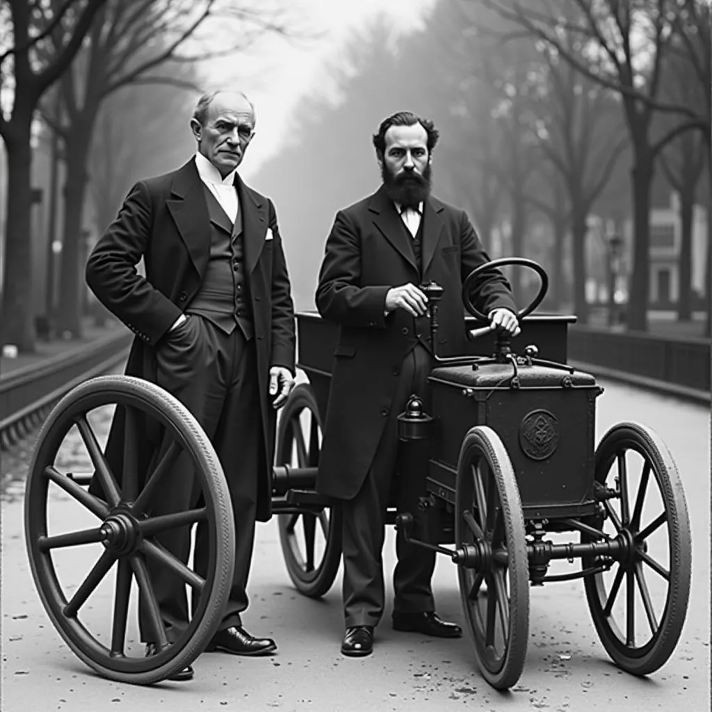 Karl Benz và Gottlieb Daimler