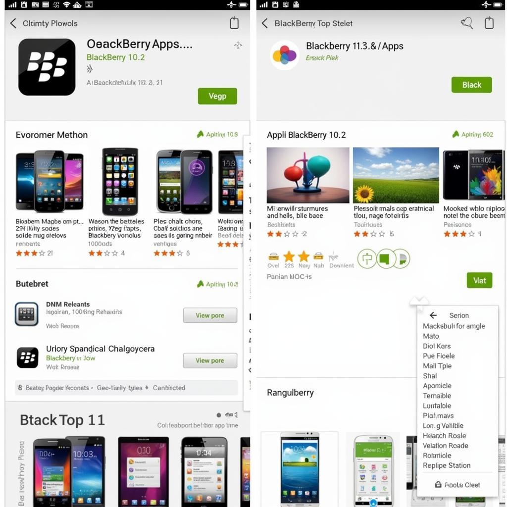 Kho ứng dụng BlackBerry 10.2