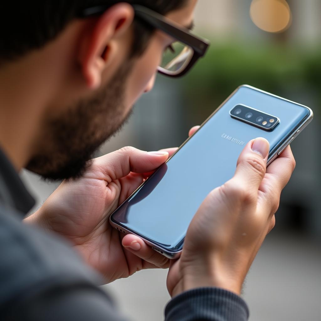 Kiểm tra Galaxy S10e xách tay