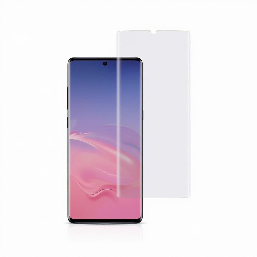 Kính cường lực S10+ full màn hình, trong suốt.