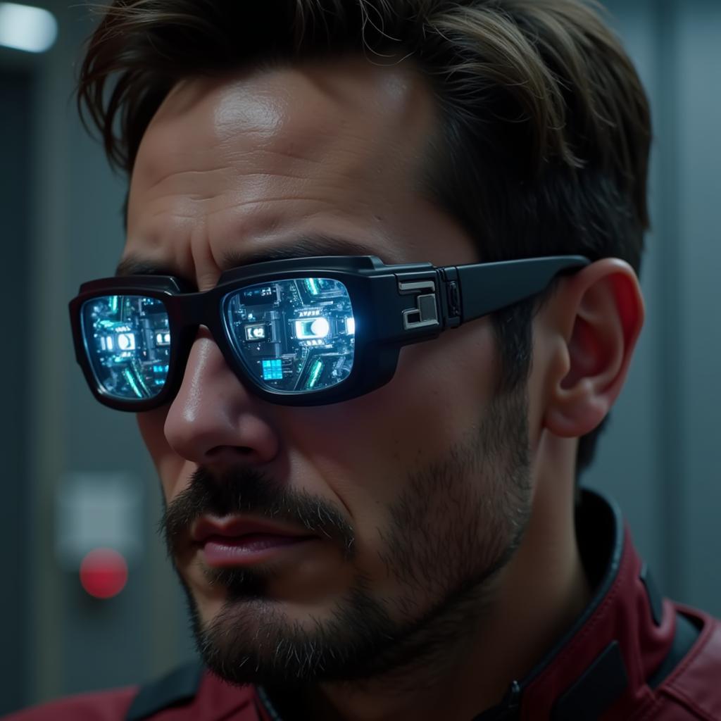 Iron Man glasses in movies