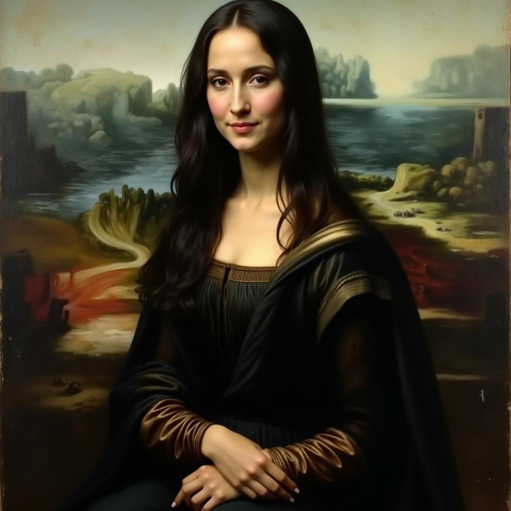 Bức họa Mona Lisa của Leonardo da Vinci