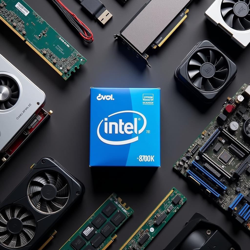 Linh kiện đi kèm i7 8700k cũ