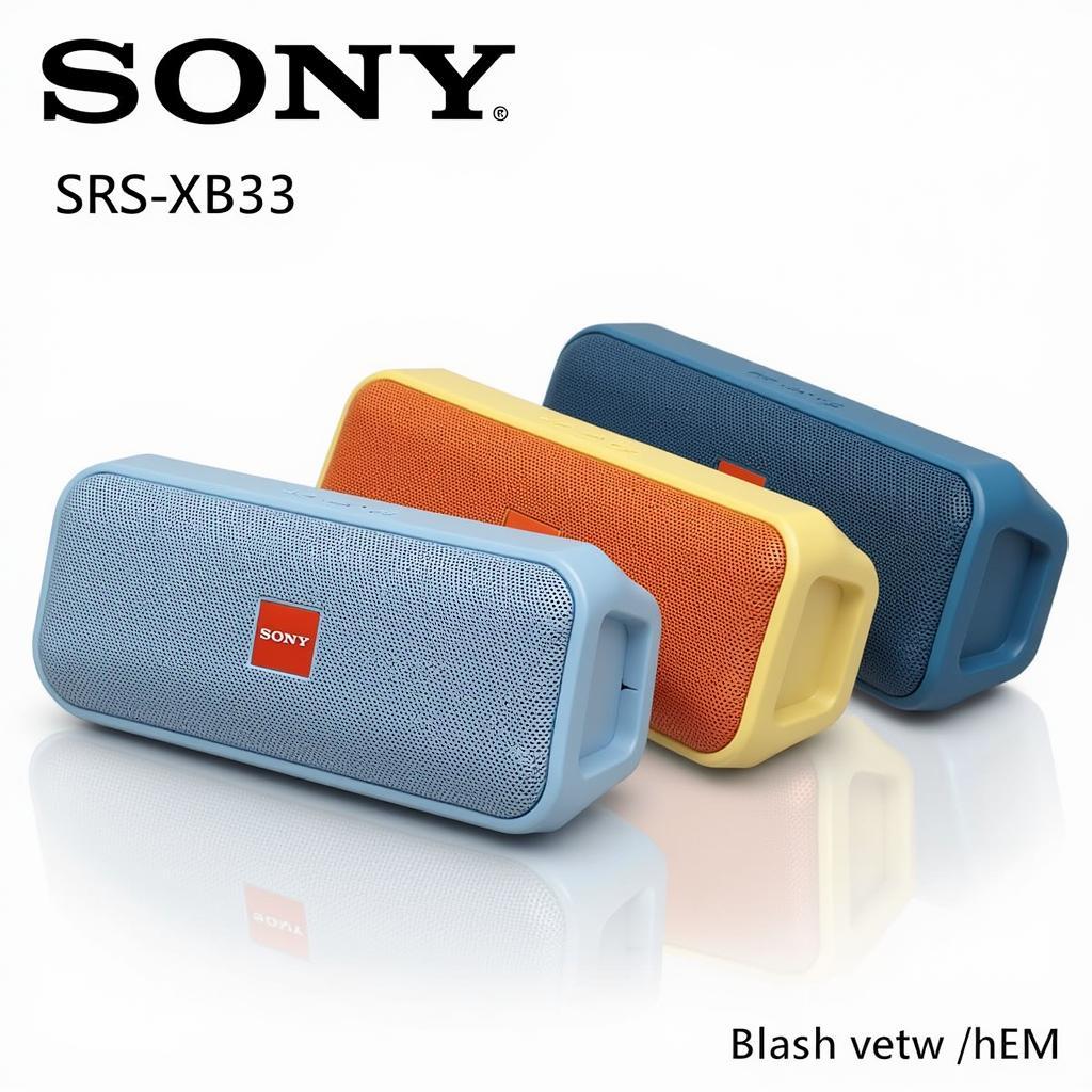 Thiết kế Loa Bluetooth Sony SRS-XB33