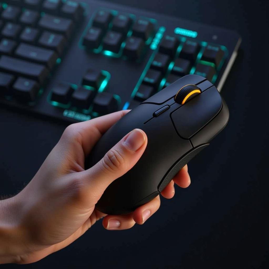 Chuột Logitech G703 trên tay người dùng