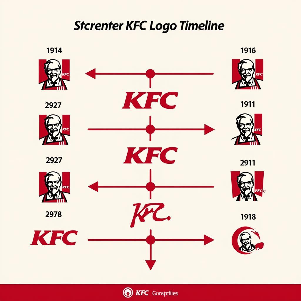 Logo KFC qua các thời kỳ