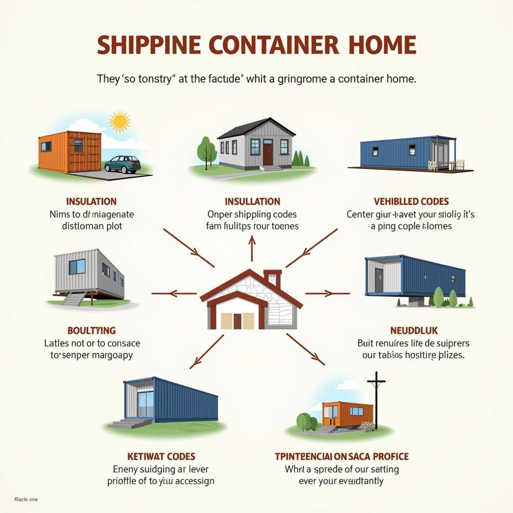 Hình ảnh minh họa các lưu ý khi xây nhà container