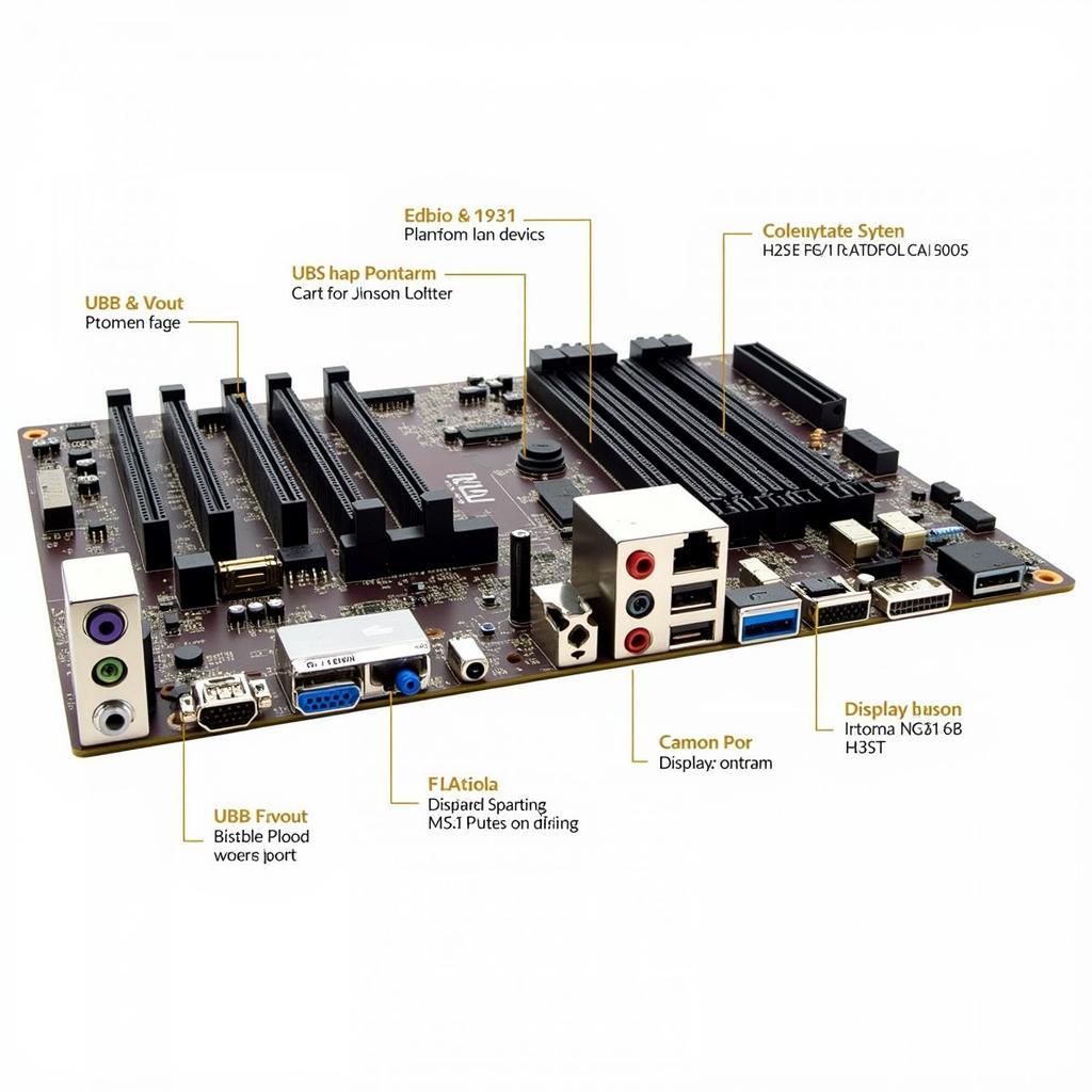 MSI H110M GAMING LGA1151 connectivity