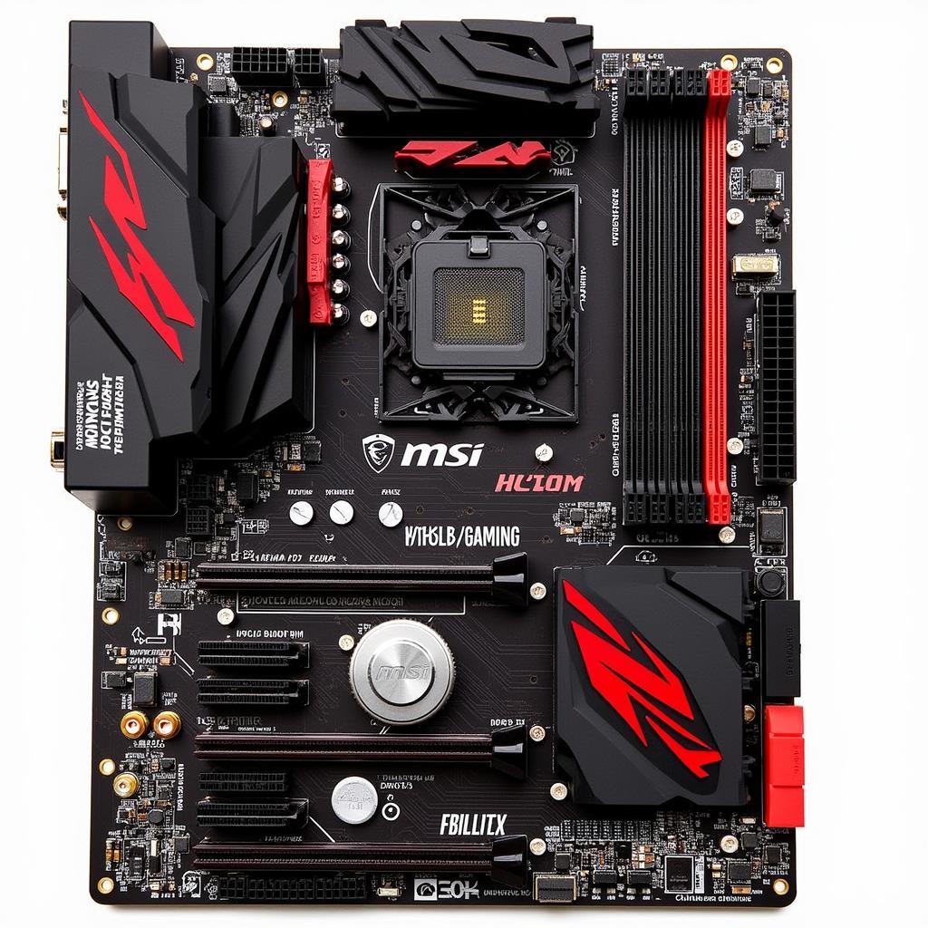 MSI H110M GAMING LGA1151 design