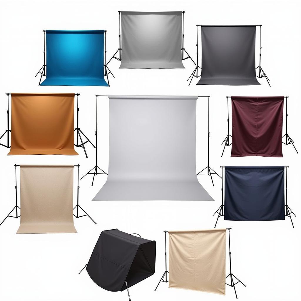 Versatile Photography Backdrop: Variety of Colors and Materials