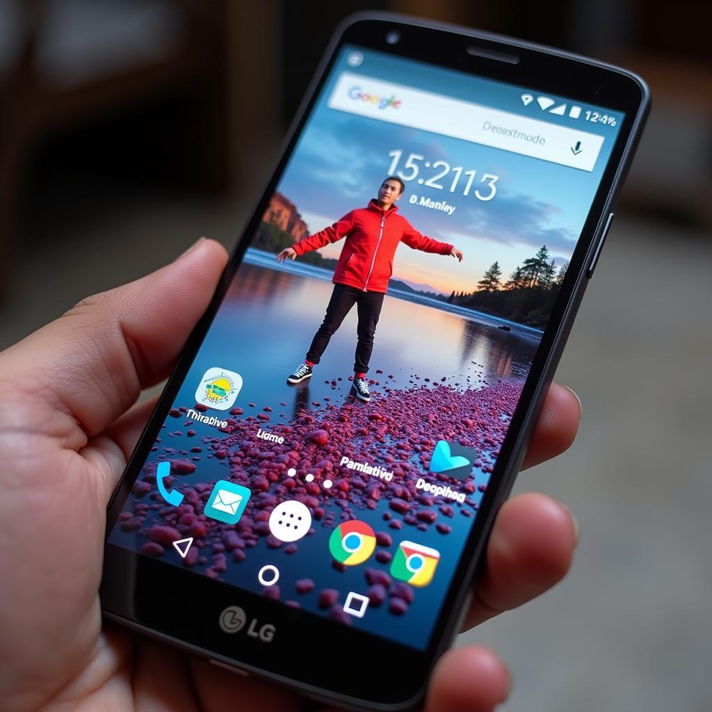 Màn hình LG G3 hiển thị sắc nét