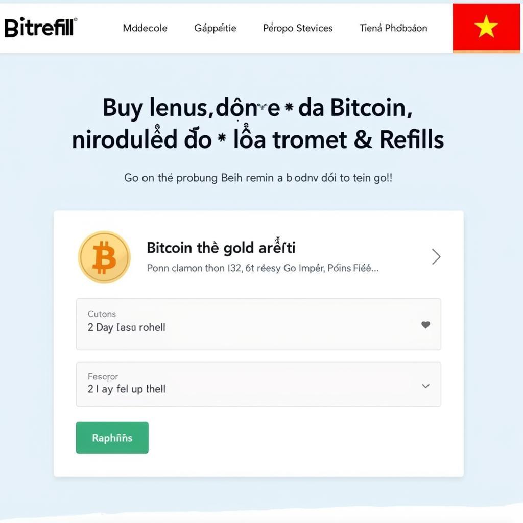 Mua thẻ điện thoại bằng Bitcoin trên Bitrefill