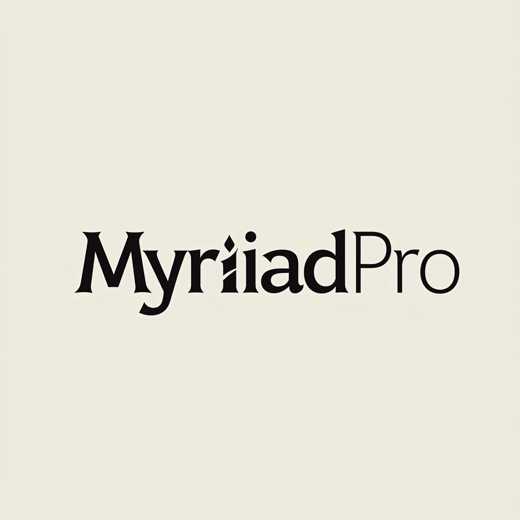 Logo Myriad Pro