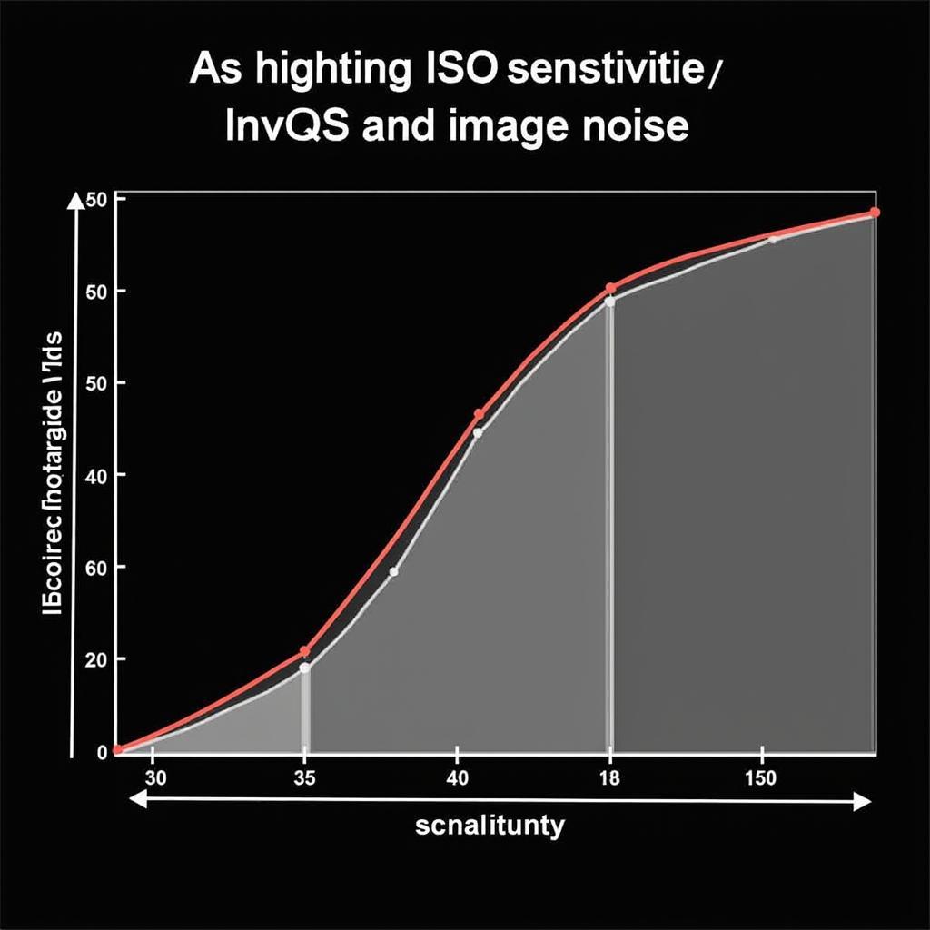 Biểu đồ minh họa mối quan hệ giữa ISO và noise