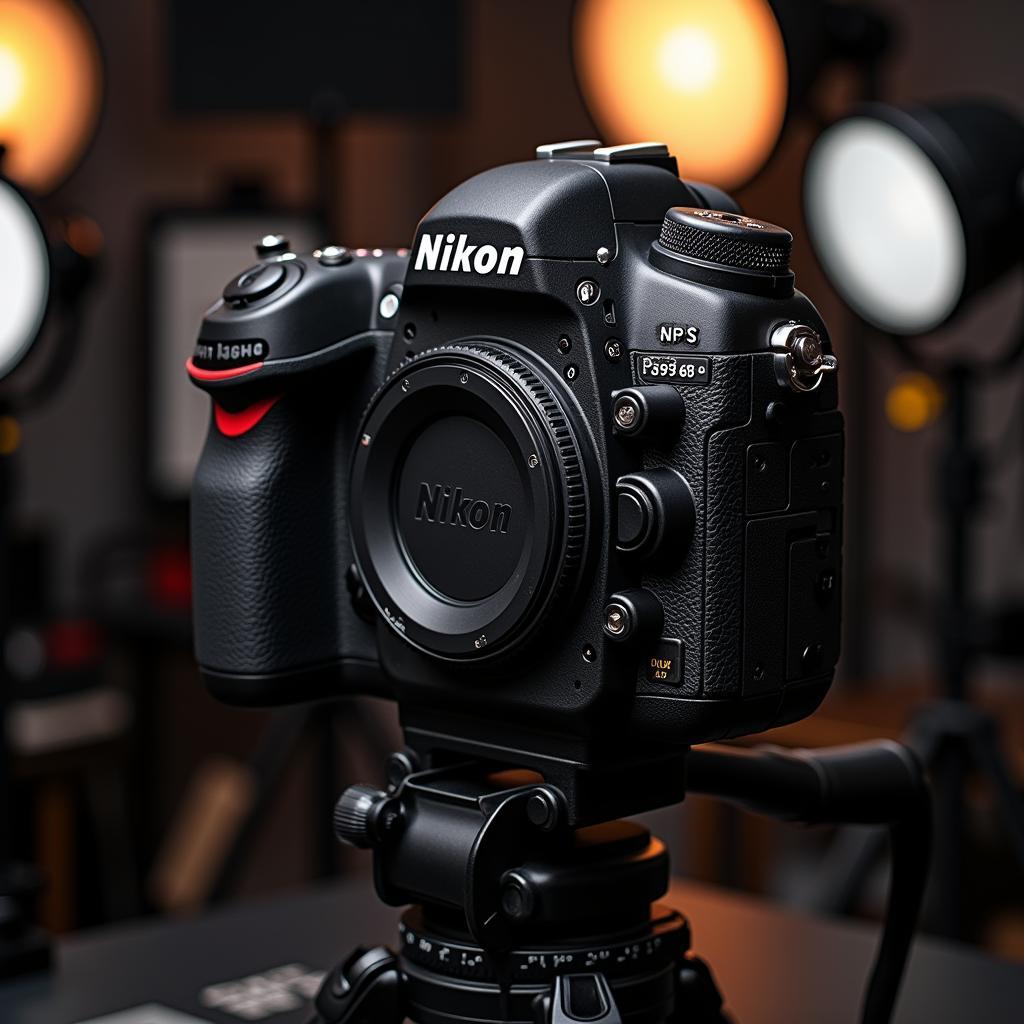 Nikon D4s cũ chụp trong studio