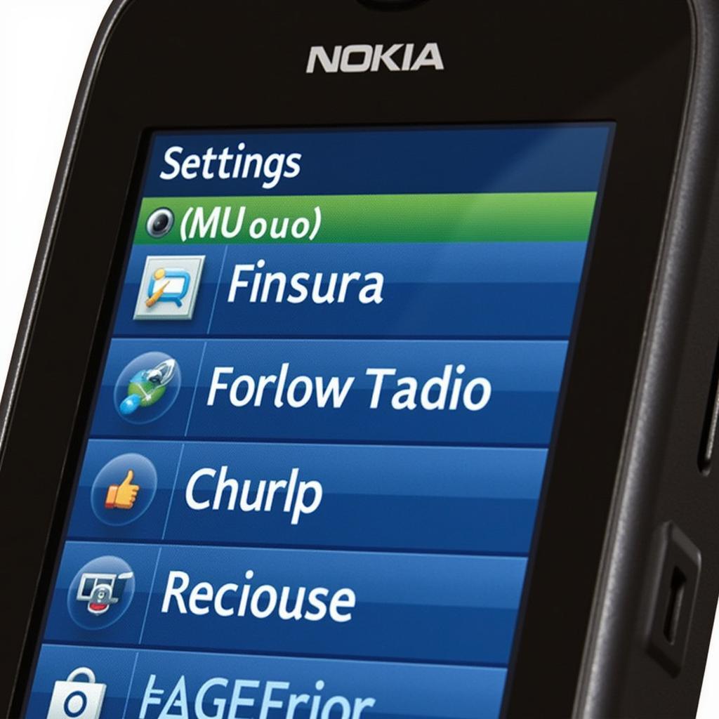 Nokia 8800 Menu Cài đặt