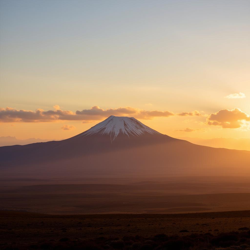 Kilimanjaro at sunrise