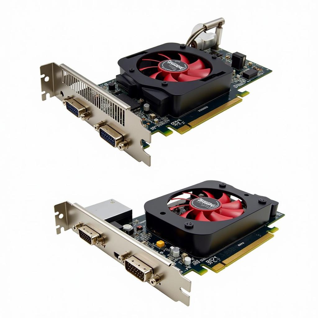 Hình ảnh Nvidia GeForce 8800 và AMD Radeon HD 5670