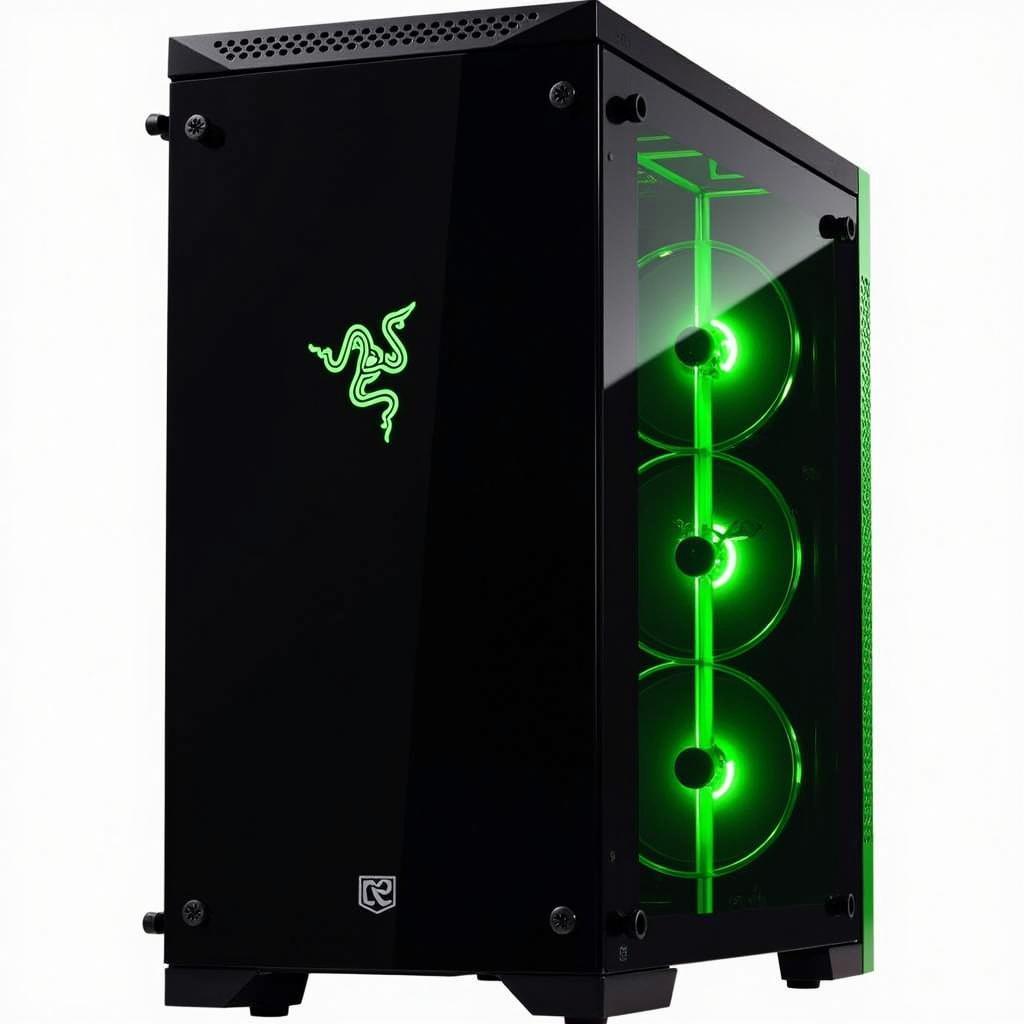 Thiết kế NZXT H440 Razer Edition