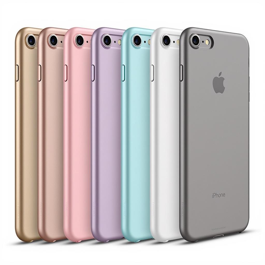 Ốp lưng iPhone 7 Plus siêu mỏng nhiều màu sắc