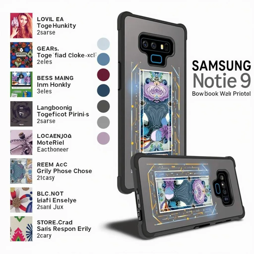 Ốp Lưng Samsung Note 9 In Hình