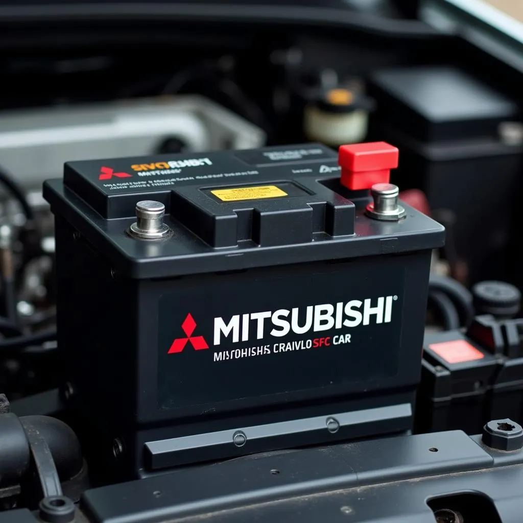 Hình ảnh pin Mitsubishi cho xe hơi