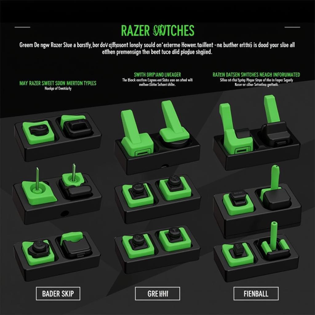 Razer Green Switch trên BlackWidow Ultimate 2014