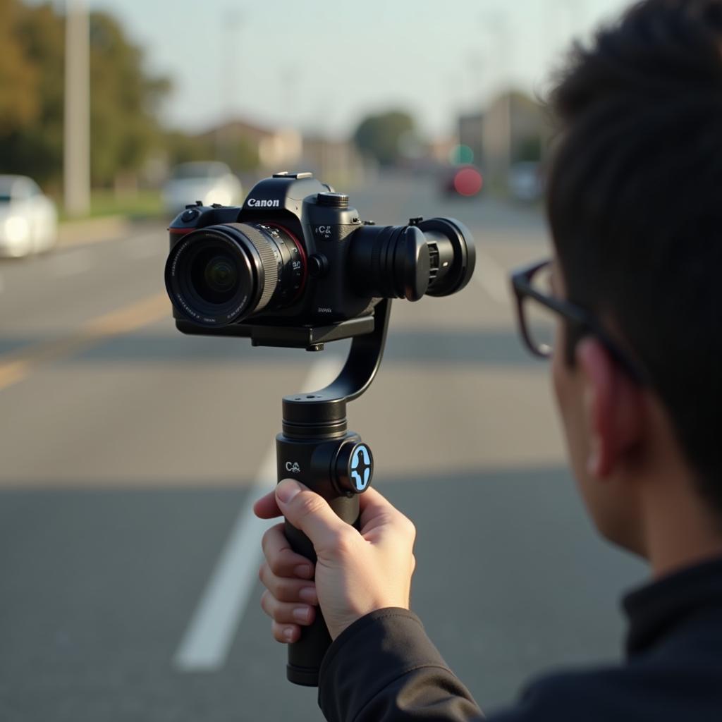 Gimbal Ronin S đang được sử dụng để quay phim