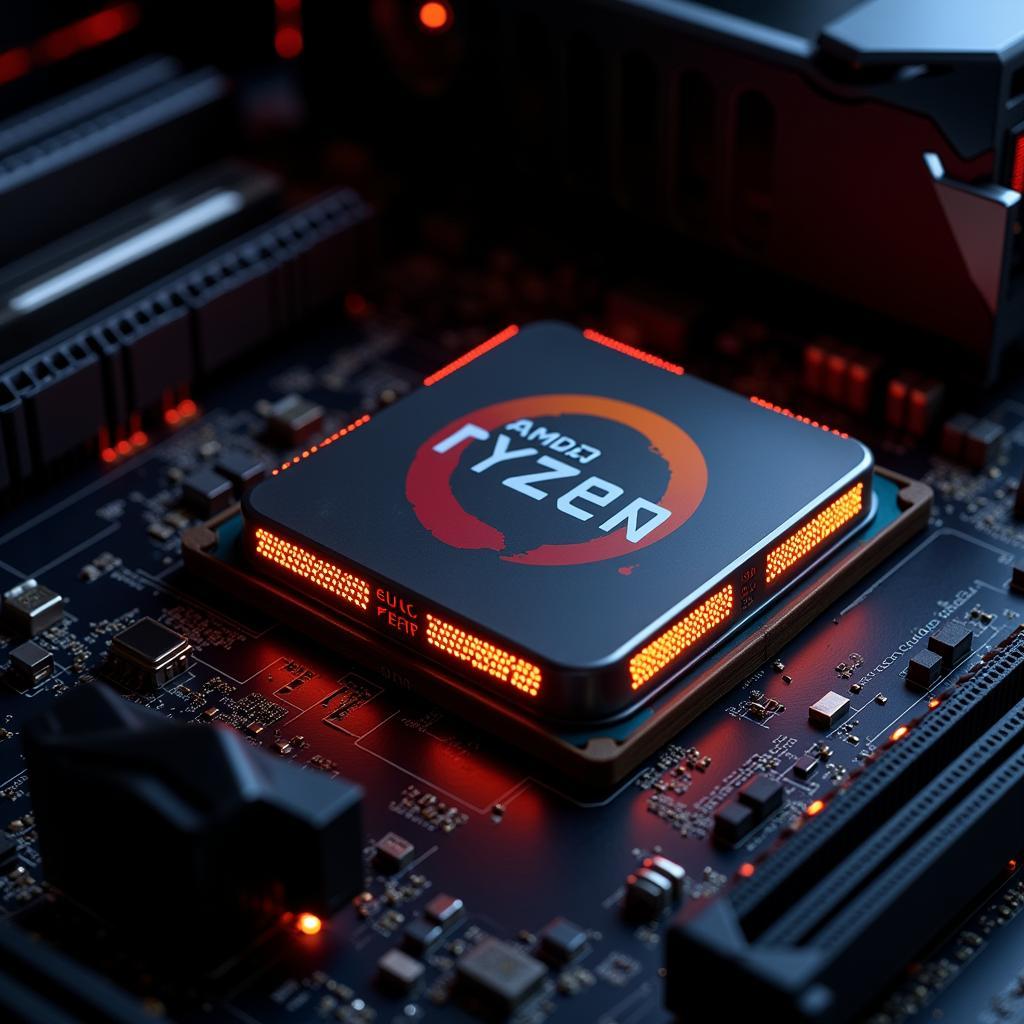 Bộ vi xử lý AMD Ryzen 5 1600 trên hệ thống PC gaming