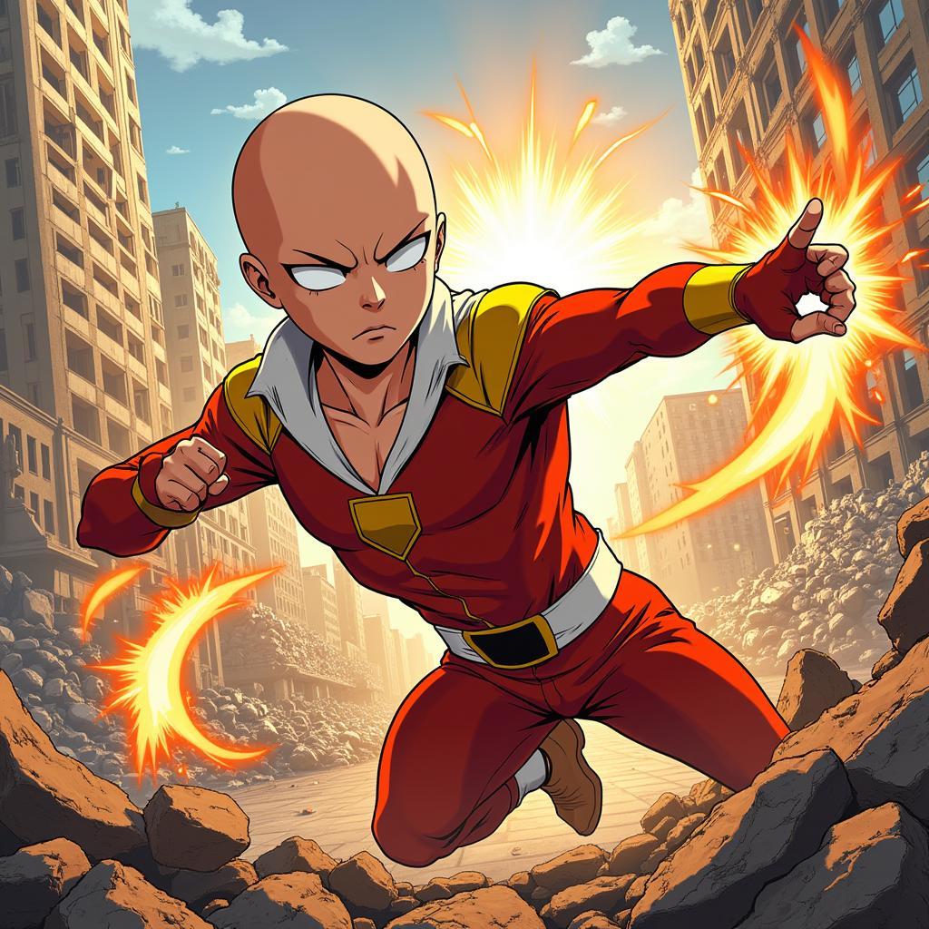 Saitama in Action