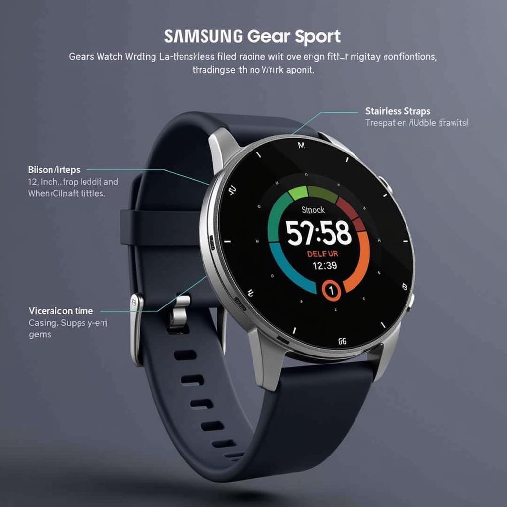 Thiết kế và Màn hình Samsung Gear Sport