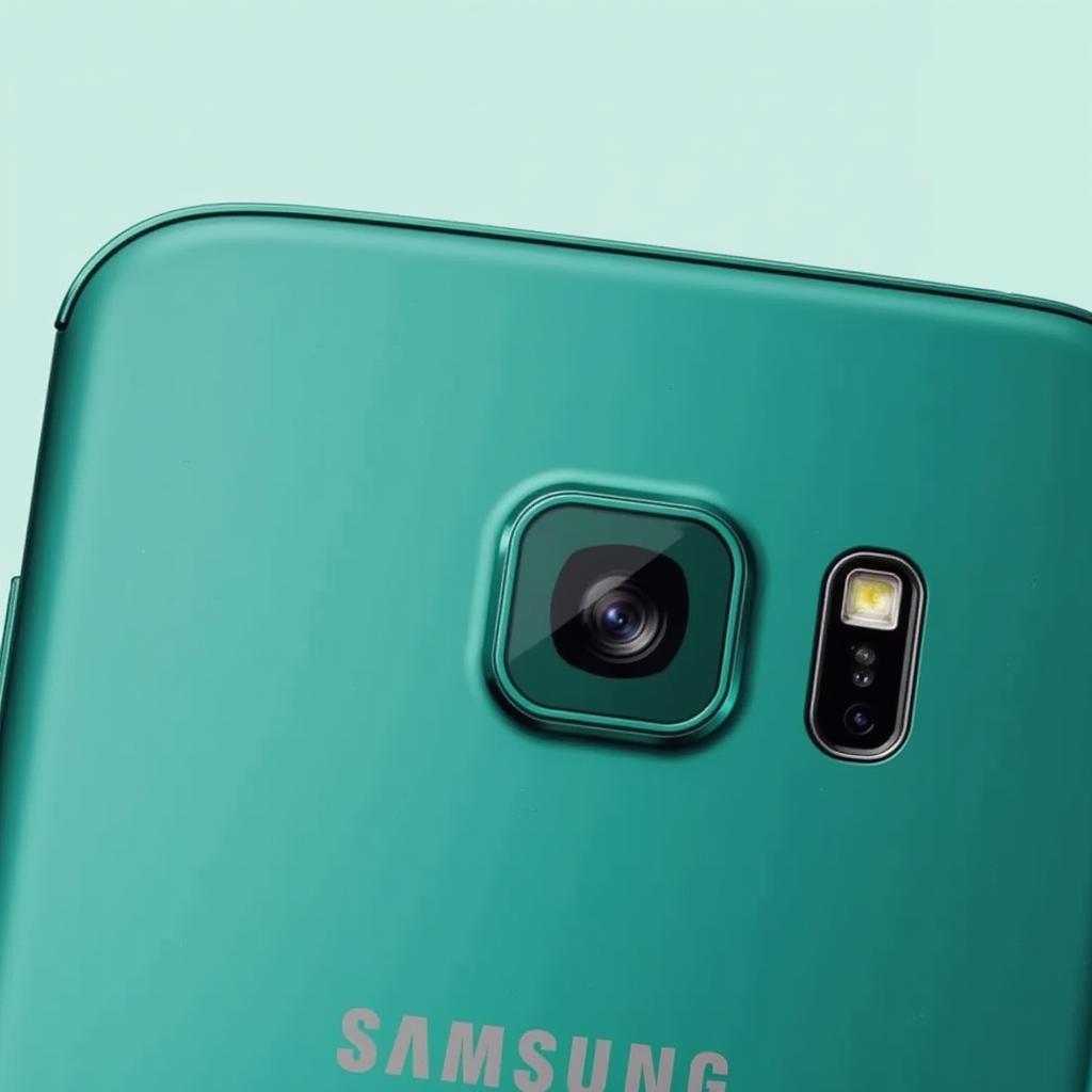 Camera Samsung S6 Edge Xanh Lục Bảo