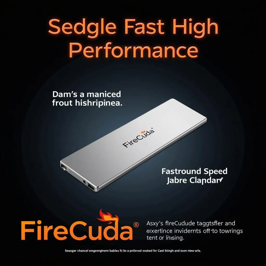 Ổ cứng SSD Seagate FireCuda hiệu năng cao