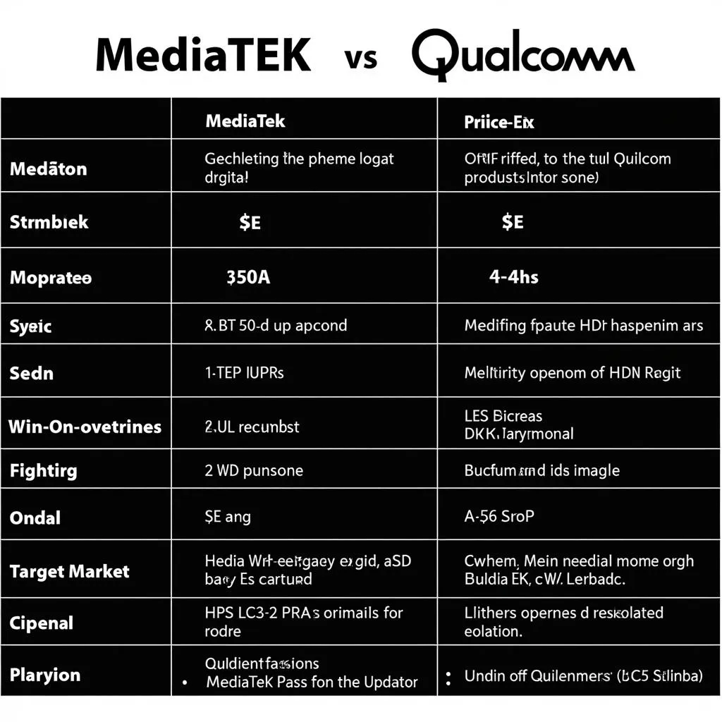 So sánh chipset MediaTek và Qualcomm