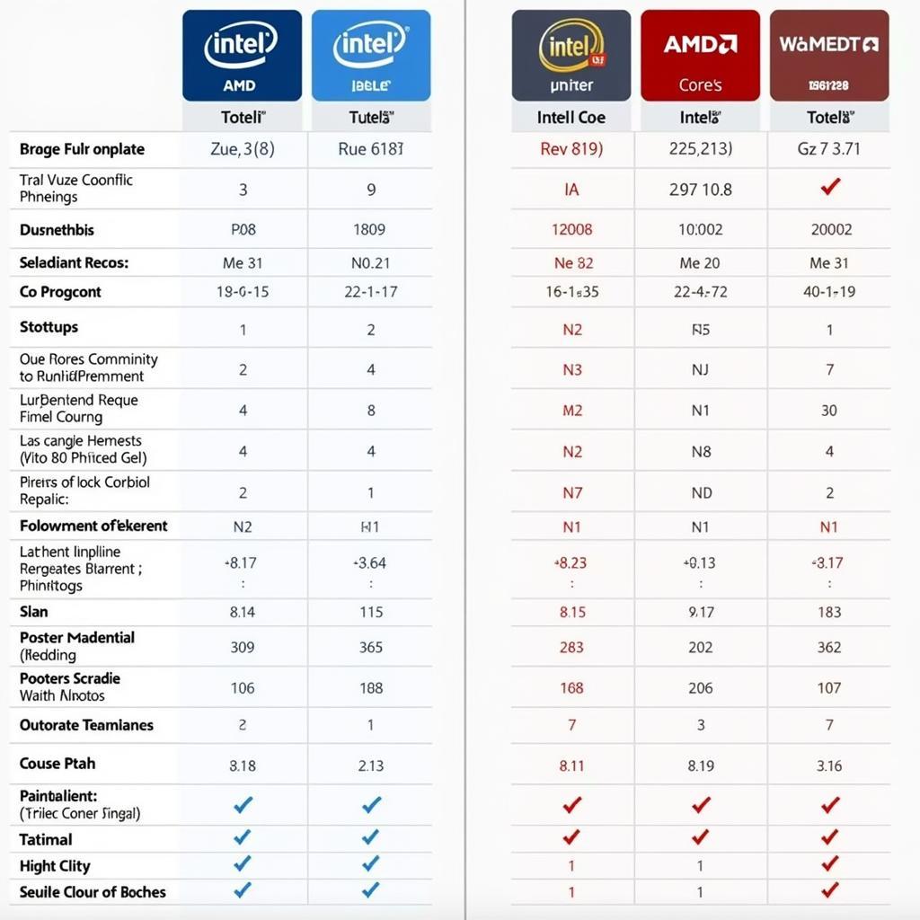 So sánh CPU Intel và AMD