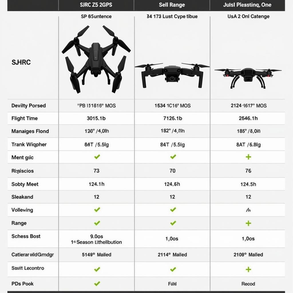 So Sánh Flycam SJRC Z5 2GPS Với Các Đối Thủ