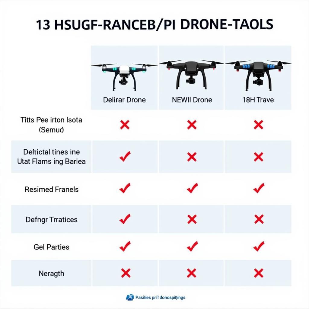 So sánh flycam tầm trung